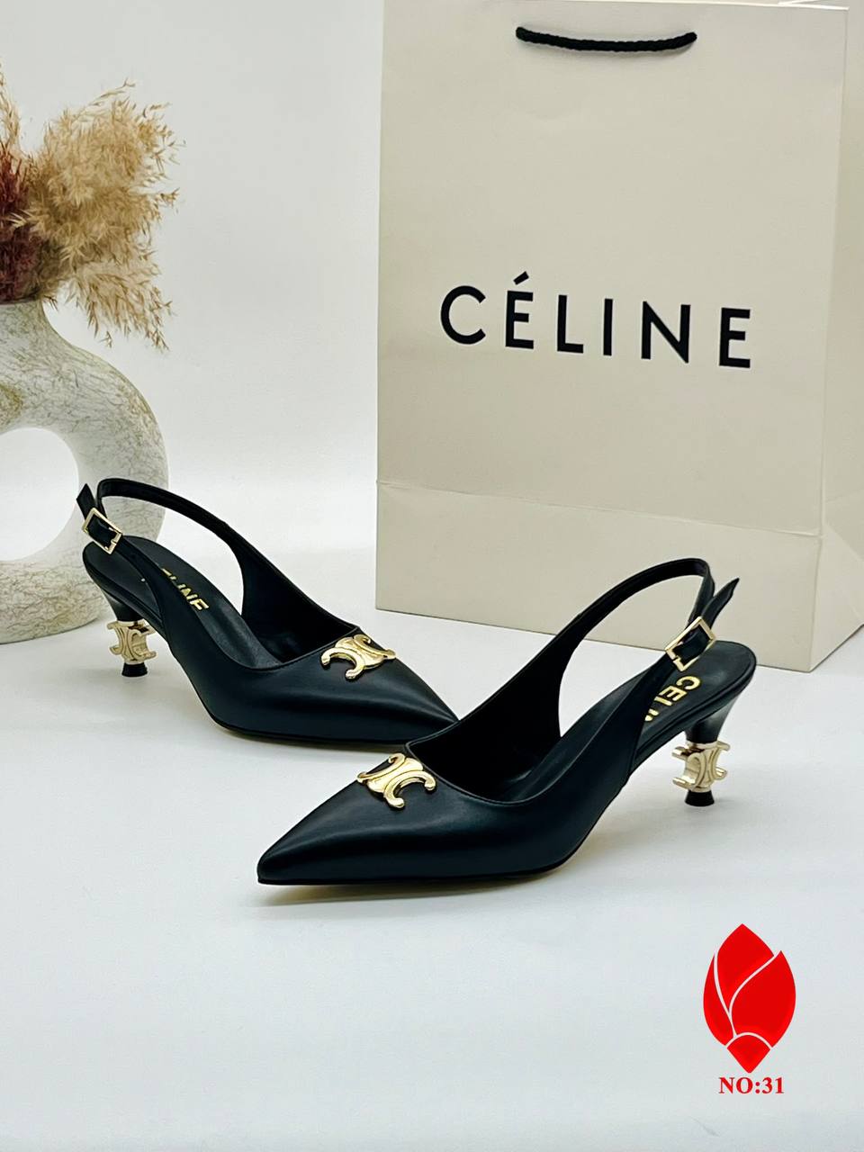 Celine slingback pumps