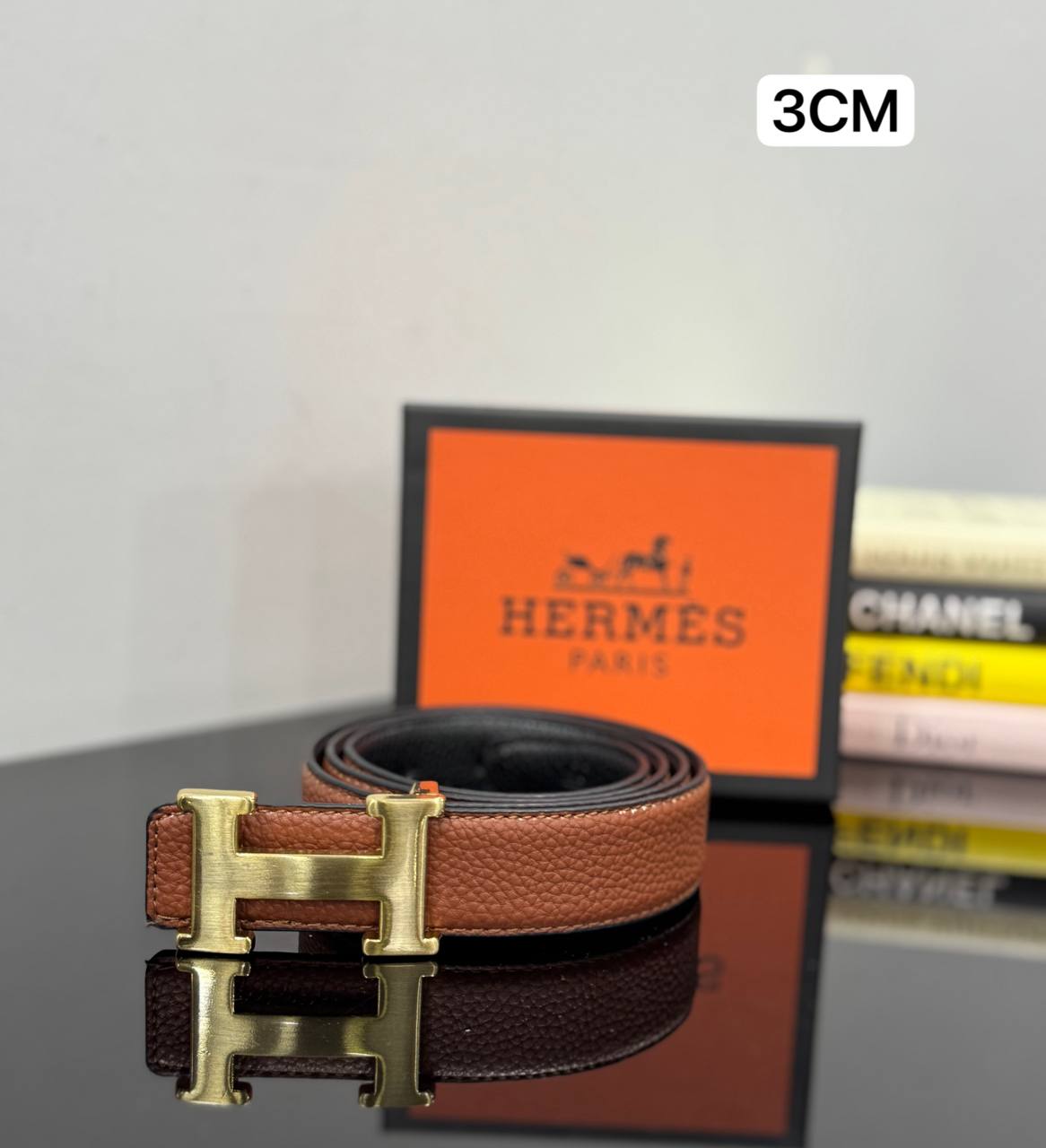 H Belt 3cm Reversible