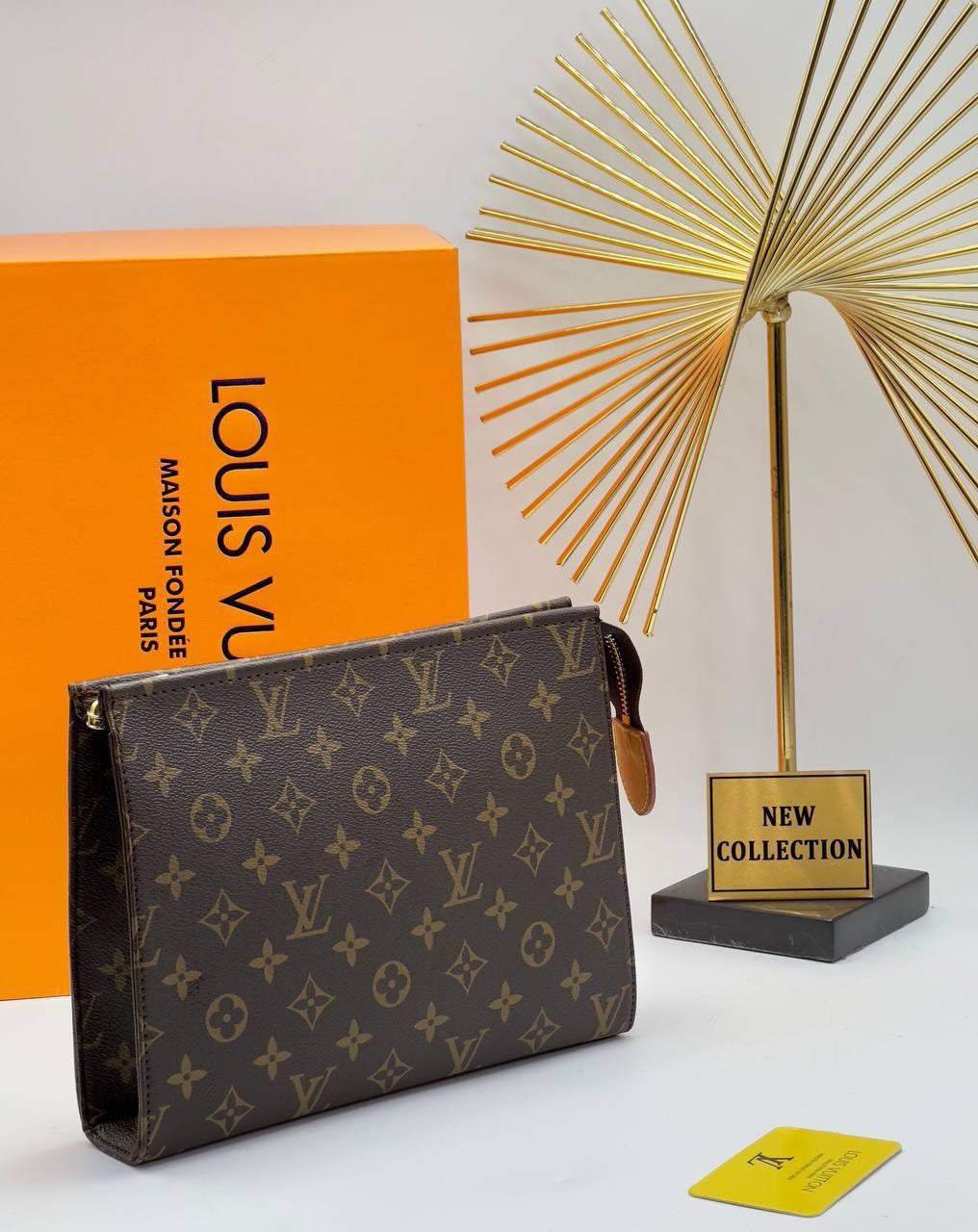 Monogram wallet unisex