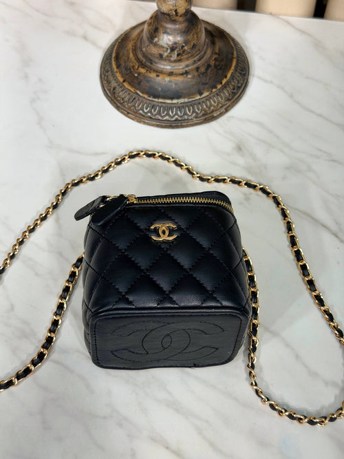 Chanel classic micro vanity
