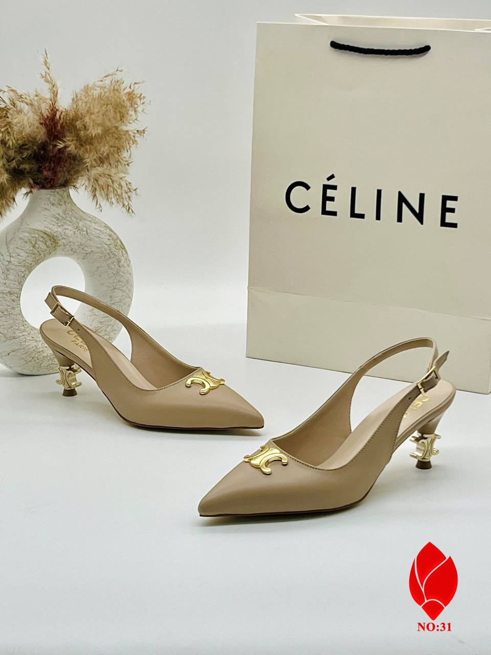 Celine slingback pumps