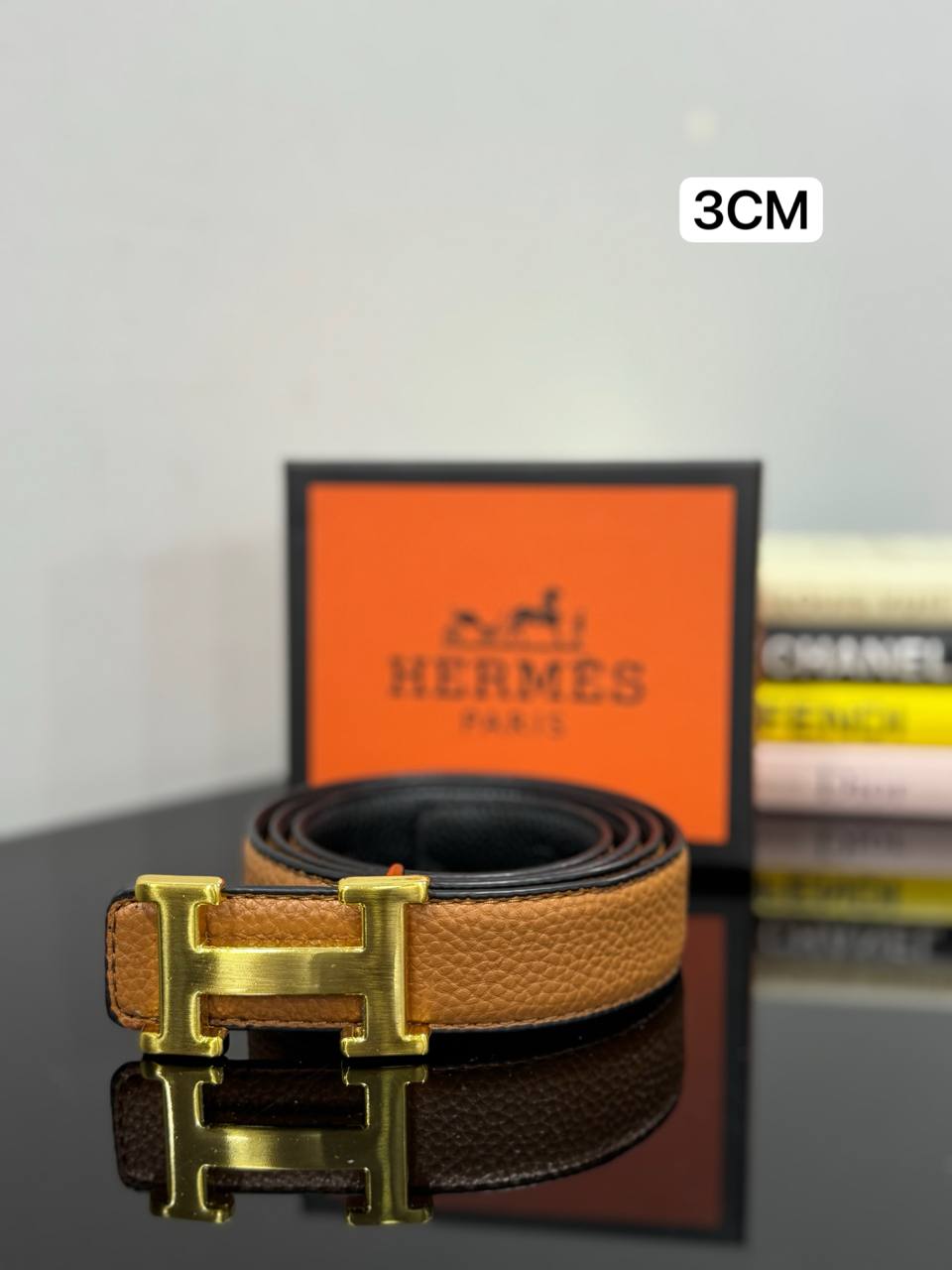 H Belt 3cm Reversible