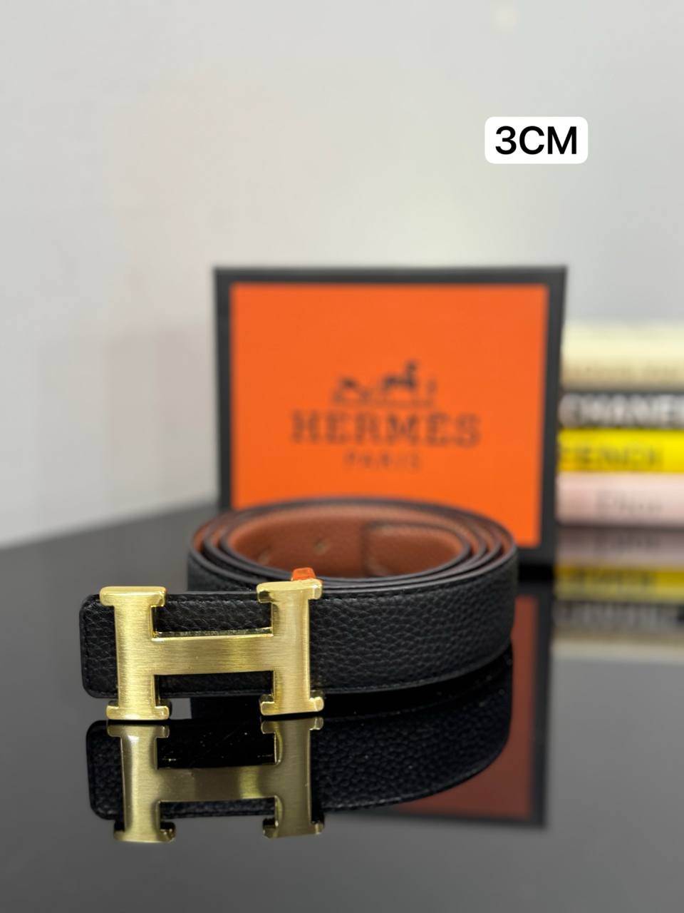 H Belt 3cm Reversible