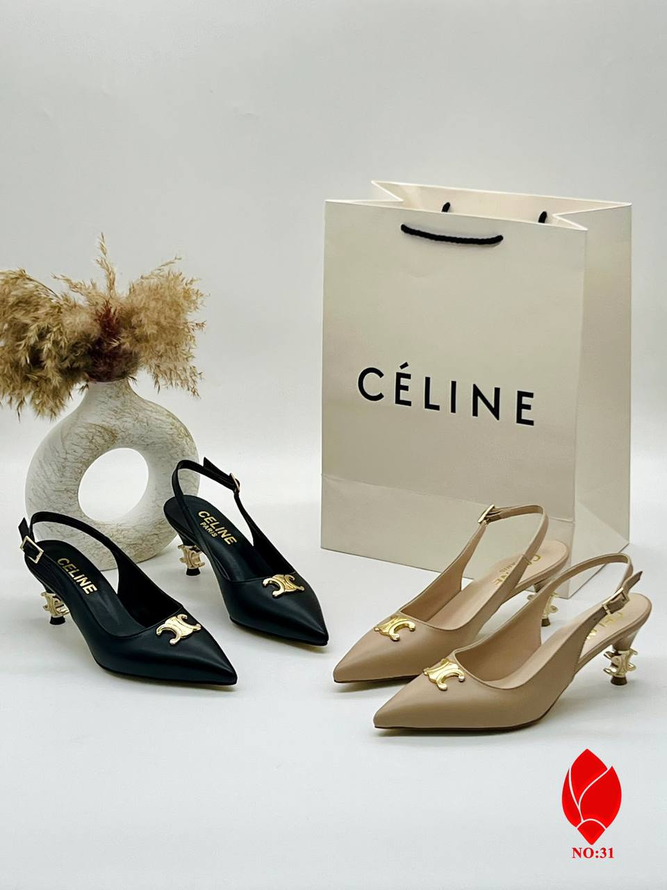 Celine slingback pumps