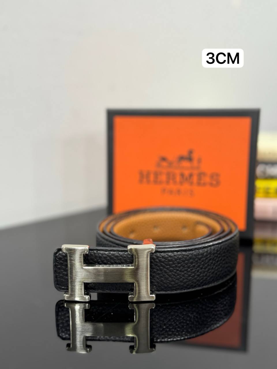 H Belt 3cm Reversible