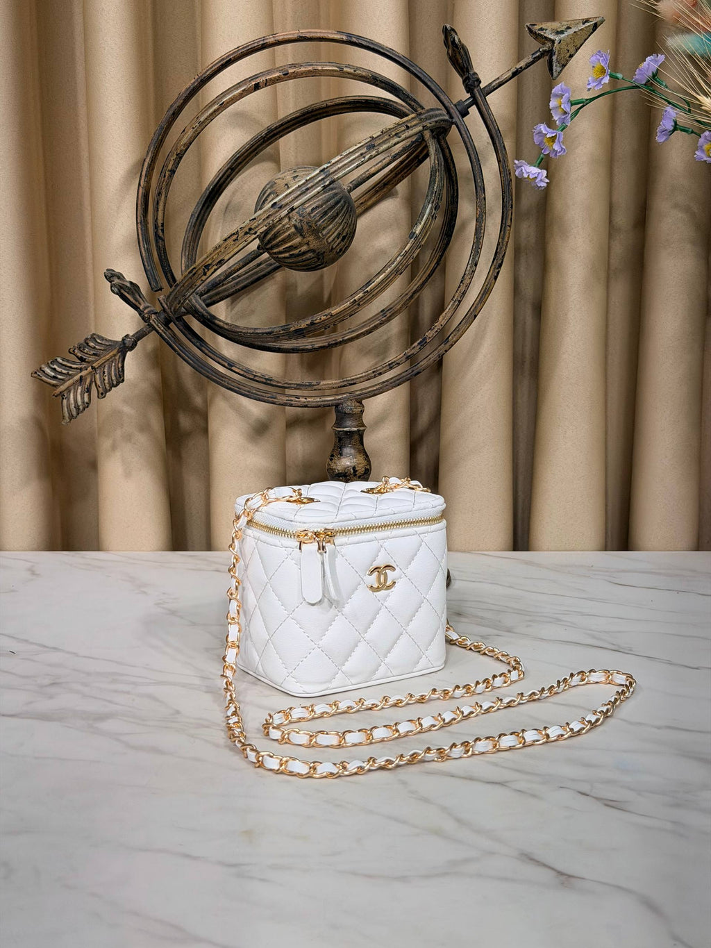 Chanel κλασική μικρο τσάντα vanity