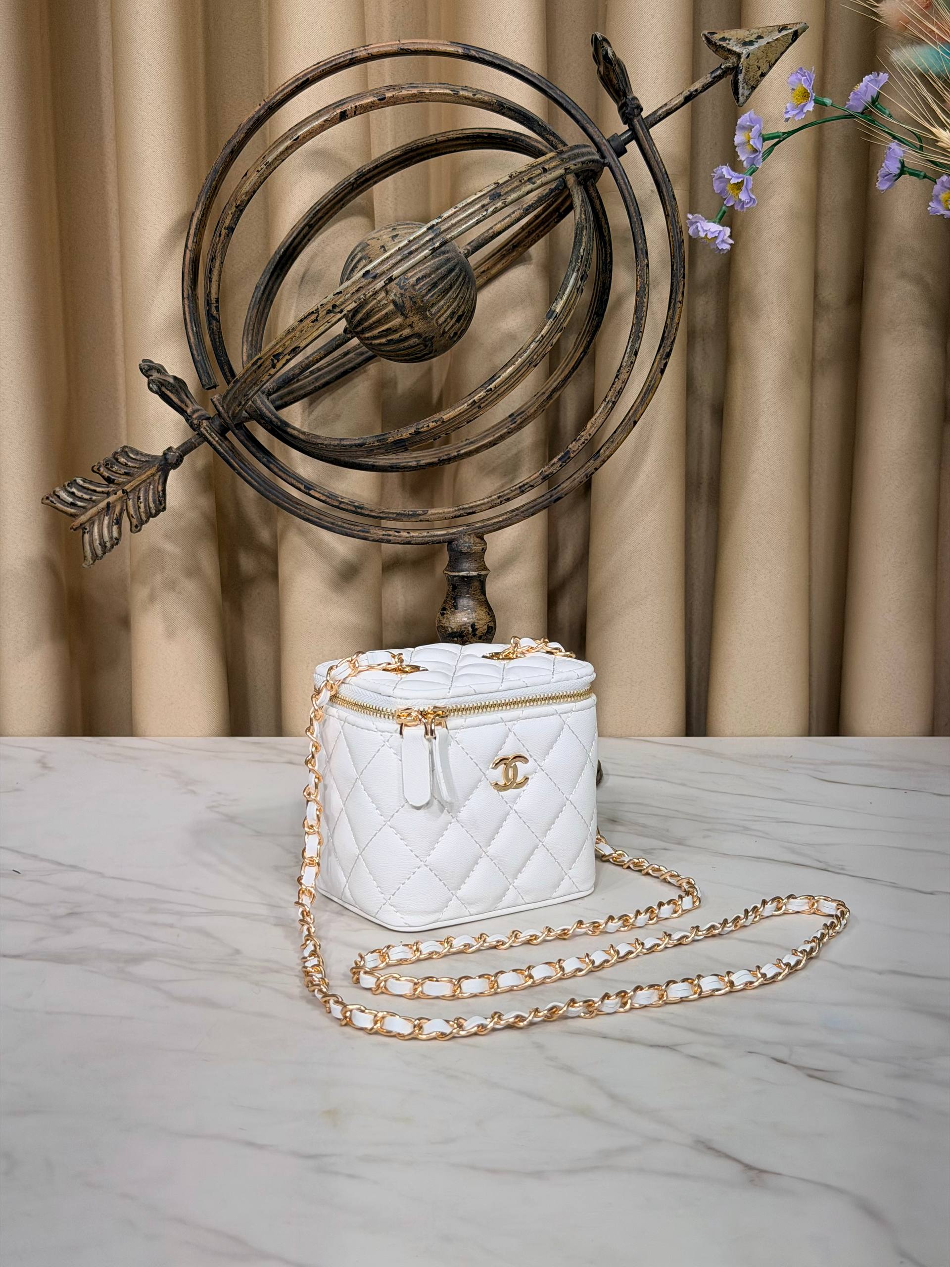 Chanel classic micro vanity